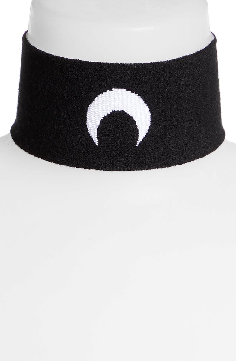 Marine Serre Moon Jacquard Choker, Main, color, 