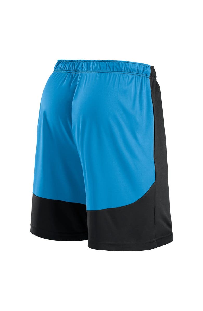 FANATICS Men's Fanatics Black/Blue Carolina Panthers Launch Shorts, Alternate, color, Black