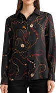 Lilysilk Women's Louisville Print Silk Shirt