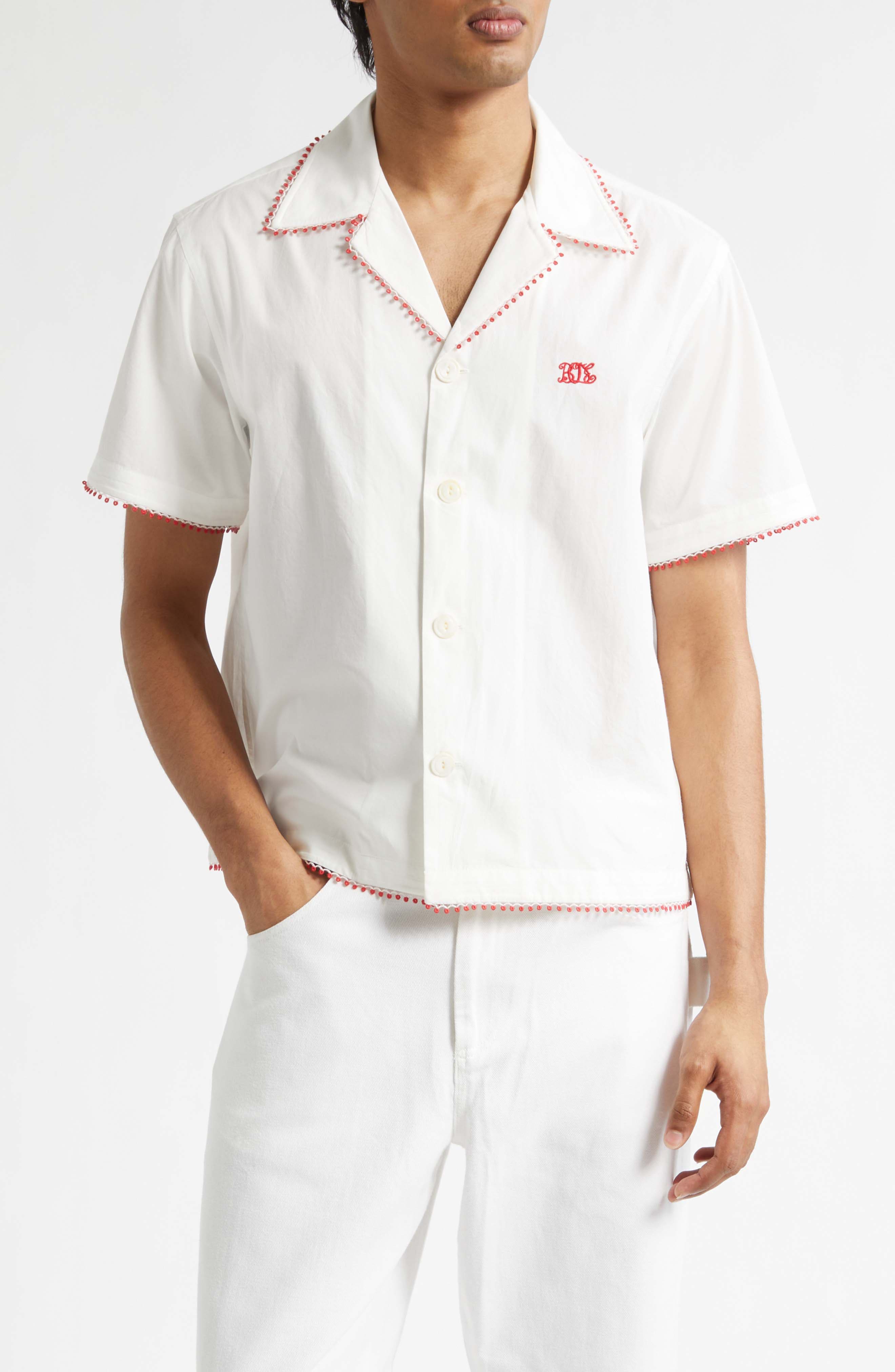 Rebud Cotton Voile Camp Shirt