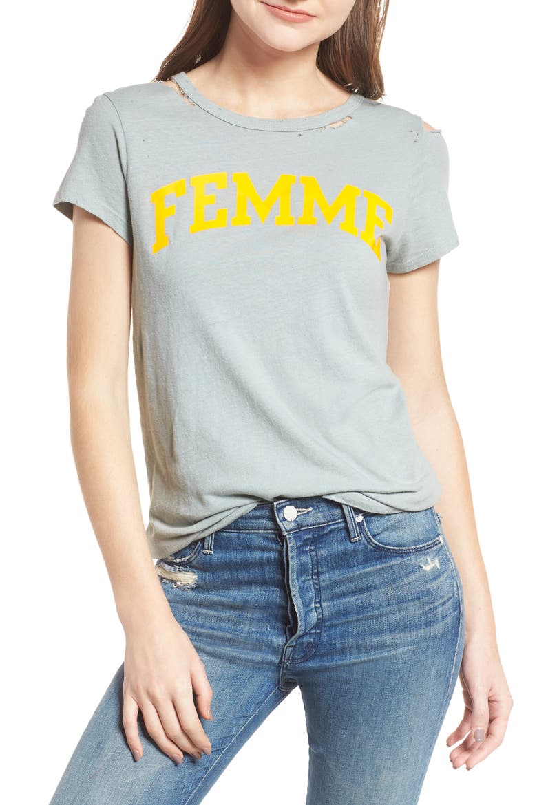 Femme Tee, Main, color, MINT