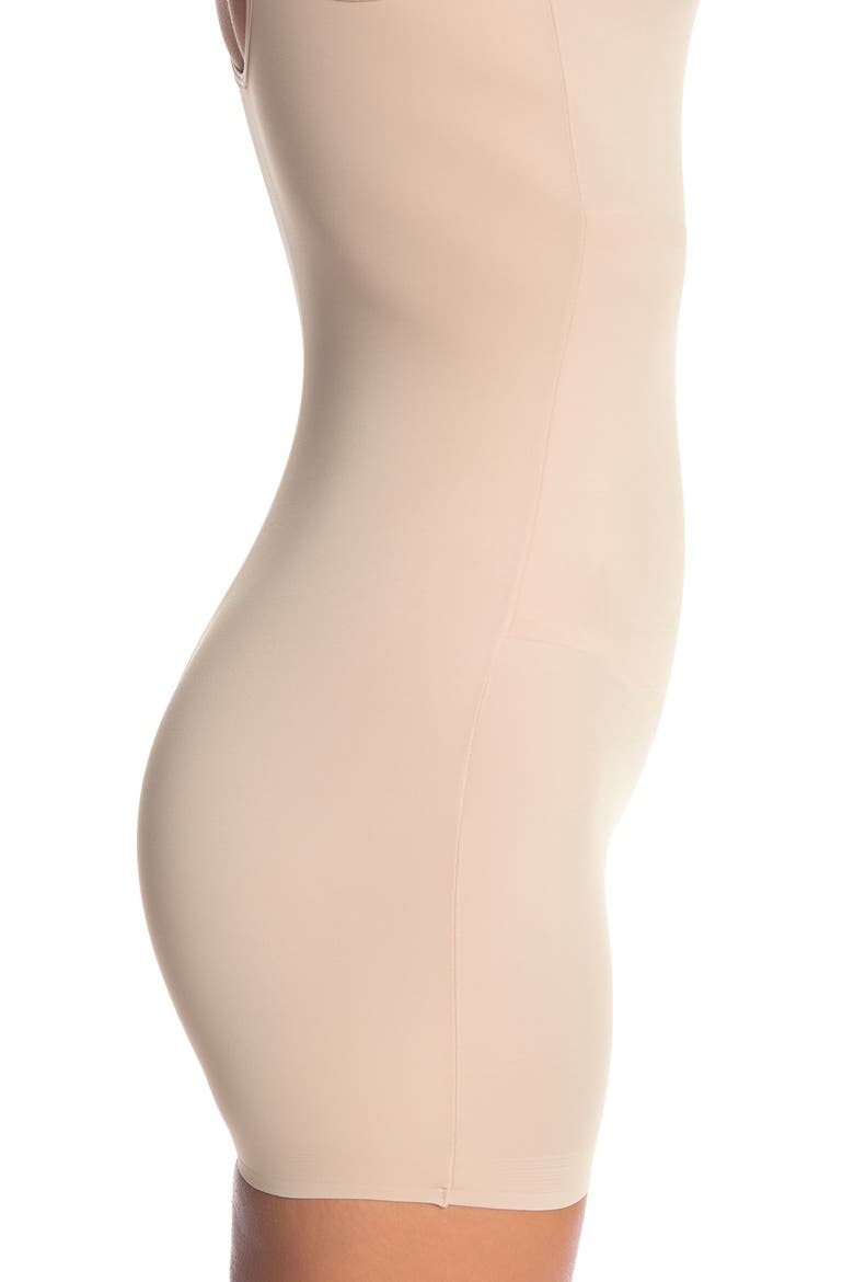 Mid-Thigh Shaping Bodysuit, Alternate, color, CUPID NUDE