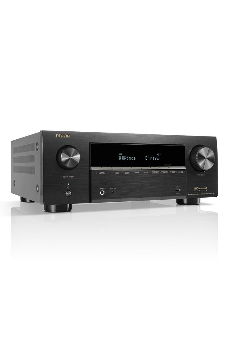 AVR-X3900H 9.4 Channel 8K Home Theater Receiver with Dolby Atmos & HEOS Built-In, Alternate, color, Black