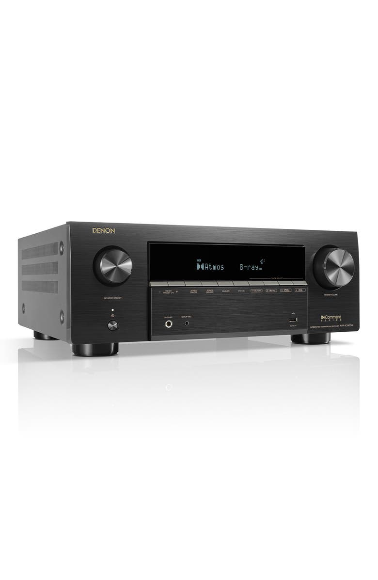 Denon AVR-X3900H 9.4 Channel 8K Home Theater Receiver with Dolby Atmos & HEOS Built-In, Alternate, color, Black