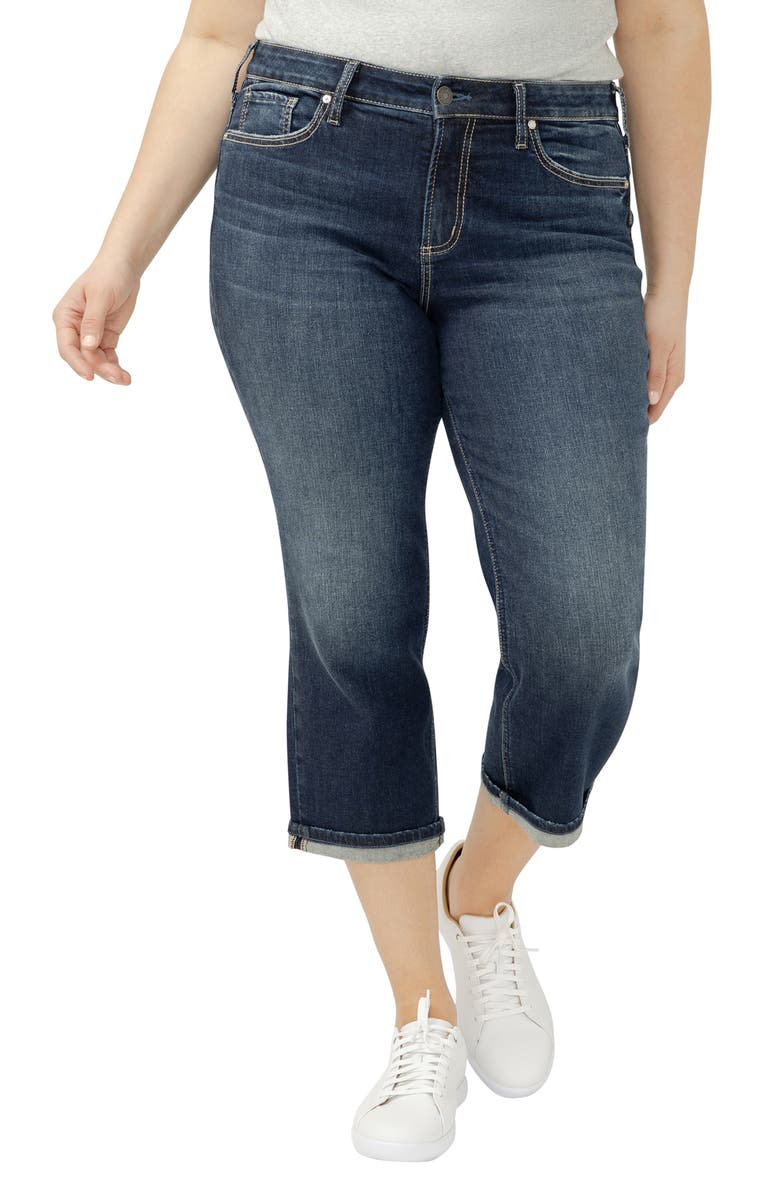 Silver Jeans Co. Suki Capri Jeans, Main, color, Florida