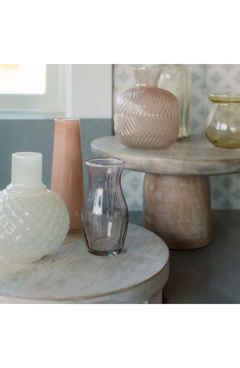 CG Hunter Assorted Yellow and Peach Glass Bud Vases, Alternate, color, Yellow And Peach