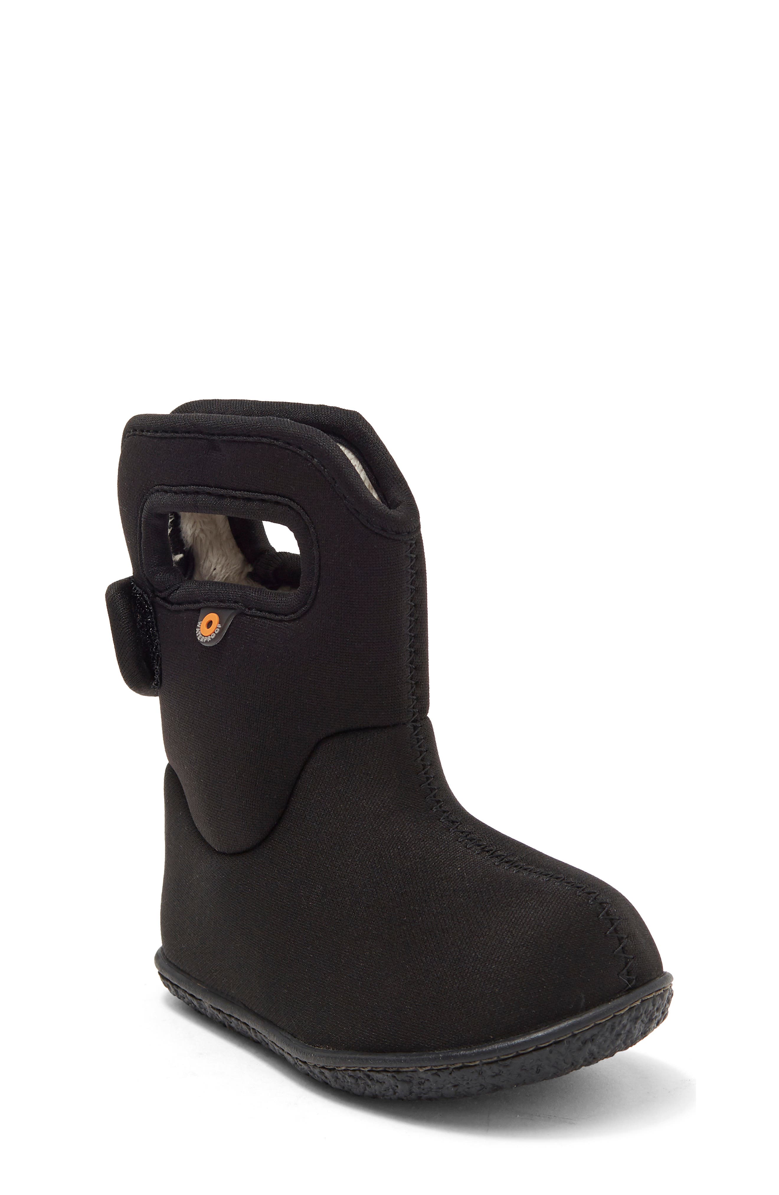 Bogs Kids' Faux Fur Lined Waterproof Boot, Main, color, 