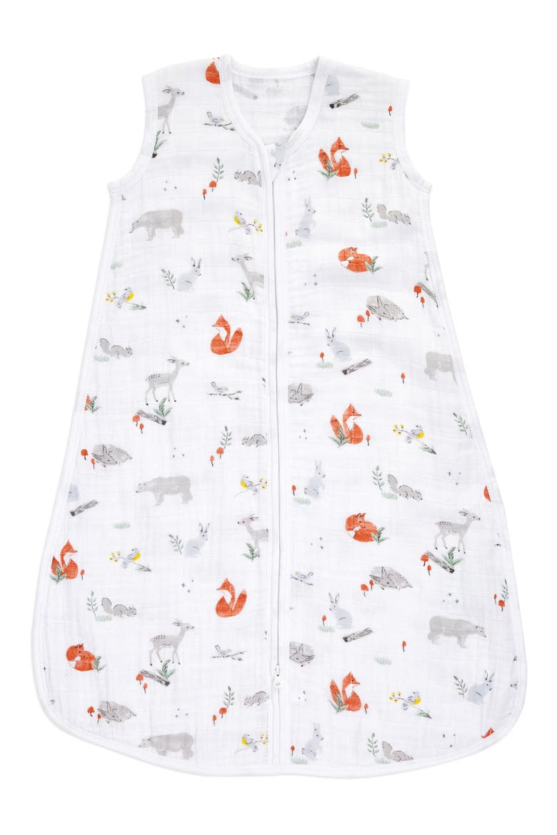 Cotton Muslin Wearable Blanket, Main, color, NATURALLY