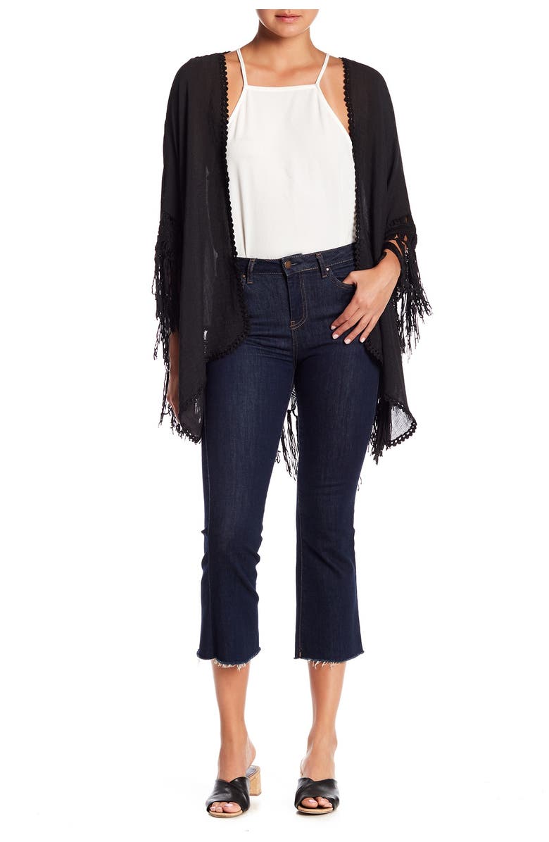 Forgotten Grace Crochet Fringe Cardigan, Alternate, color, 