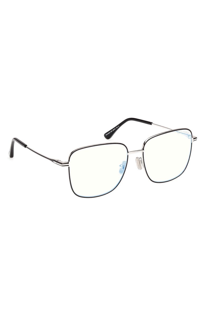 TOM FORD 56mm Square Optical Glasses, Alternate, color, 