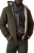 Faherty Quilted Hooded Jacket with PrimaLoft Insulation