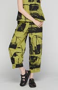 LUUKAA Echo Printed Poplin Pants