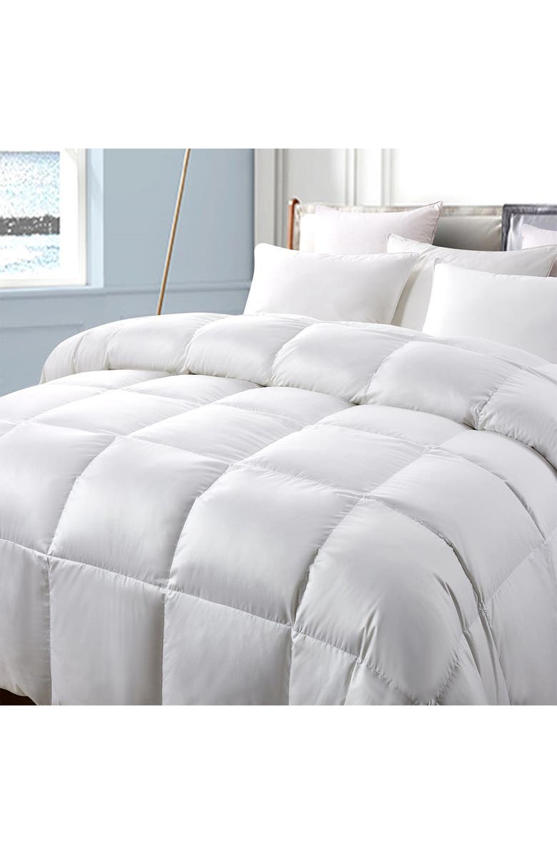 BLUE RIDGE HOME FASHIONS Serta 300TC Extra Warmth White Down & Feather Comforter, Alternate, color, 