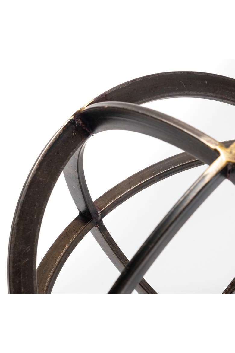 Galenna Metal Circular Decorative Orb, Alternate, color, Black