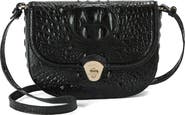 Brahmin Portia Croc Embossed Leather Crossbody Bag