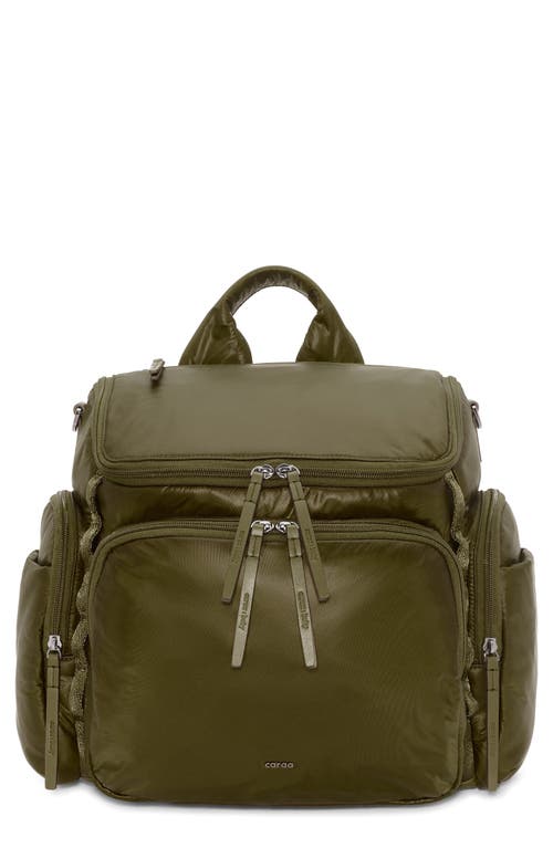 Caraa Medium Baby Bag Diaper Bag in Olive at Nordstrom