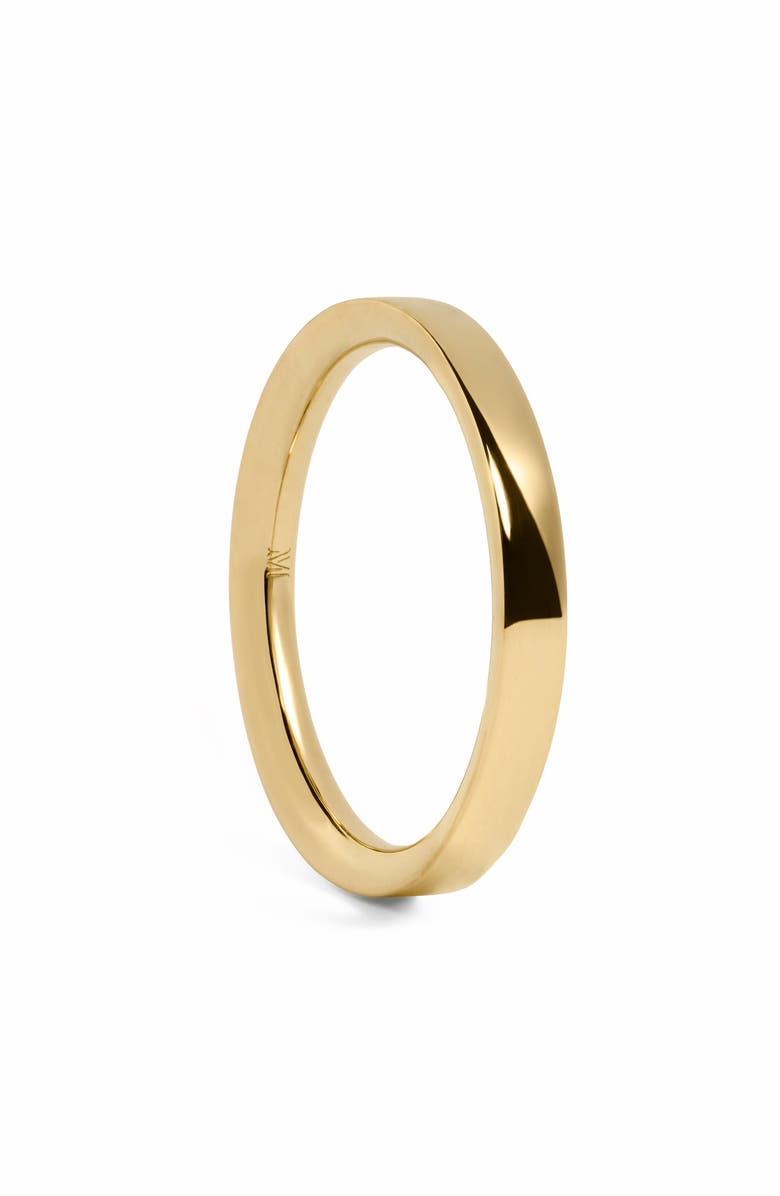 Monica Vinader Essential Stacking Ring, Main, color, 18K Gold Vermeil