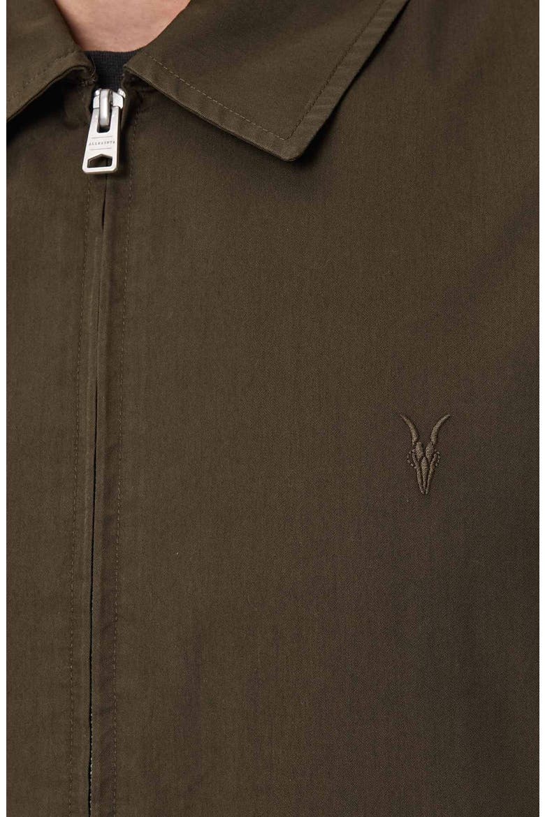 Trey Cotton Blend Jacket, Alternate, color, FOREST GREEN