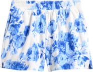 TENLY Kids' Floral Cotton Terry Shorts