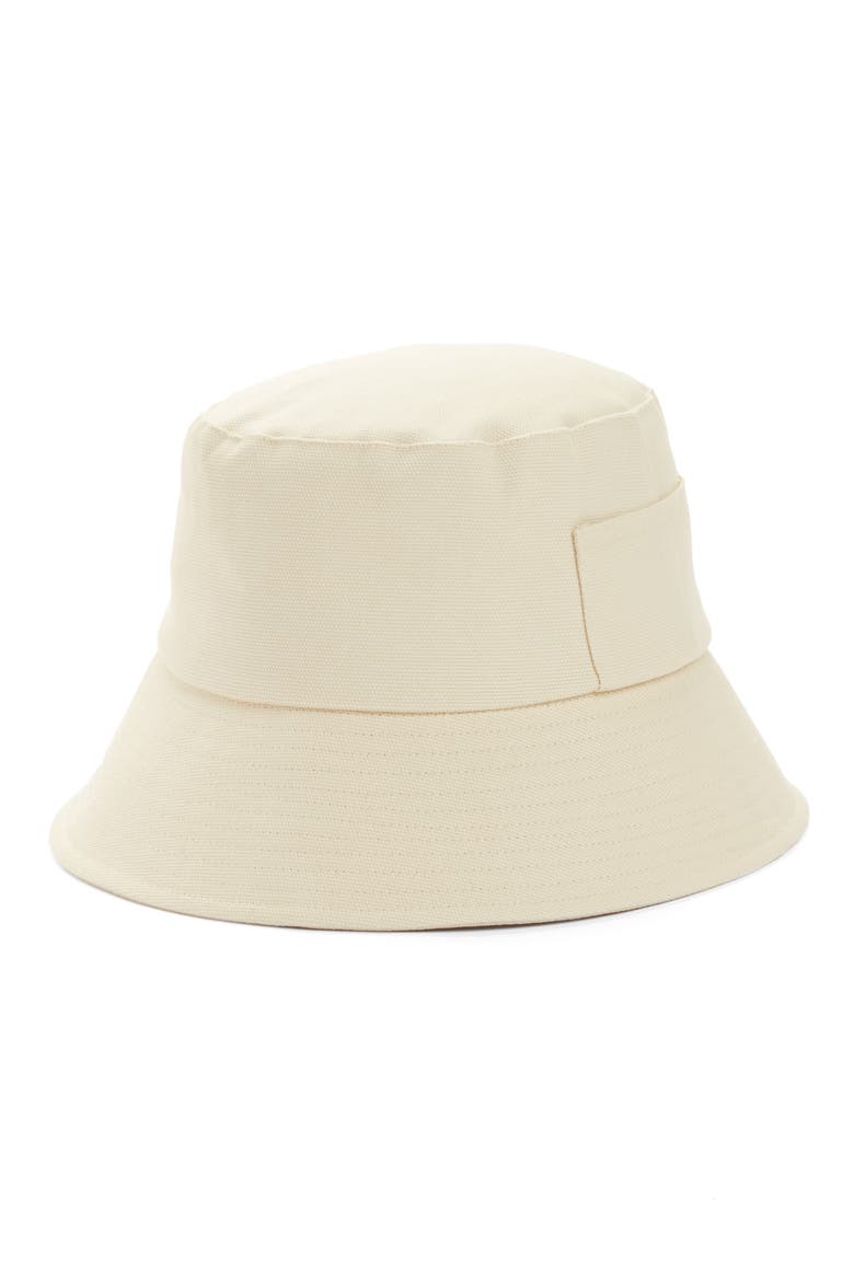 Cotton Canvas Bucket Hat, Main, color, CREAM