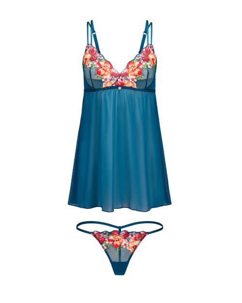 Adore Me Babette Babydoll & G-string Set Lingerie