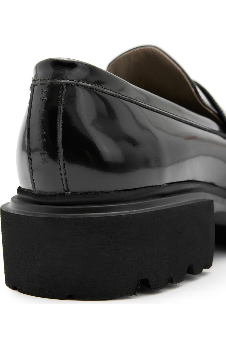 AllSaints Vinni Penny Loafer, Alternate, color, Black