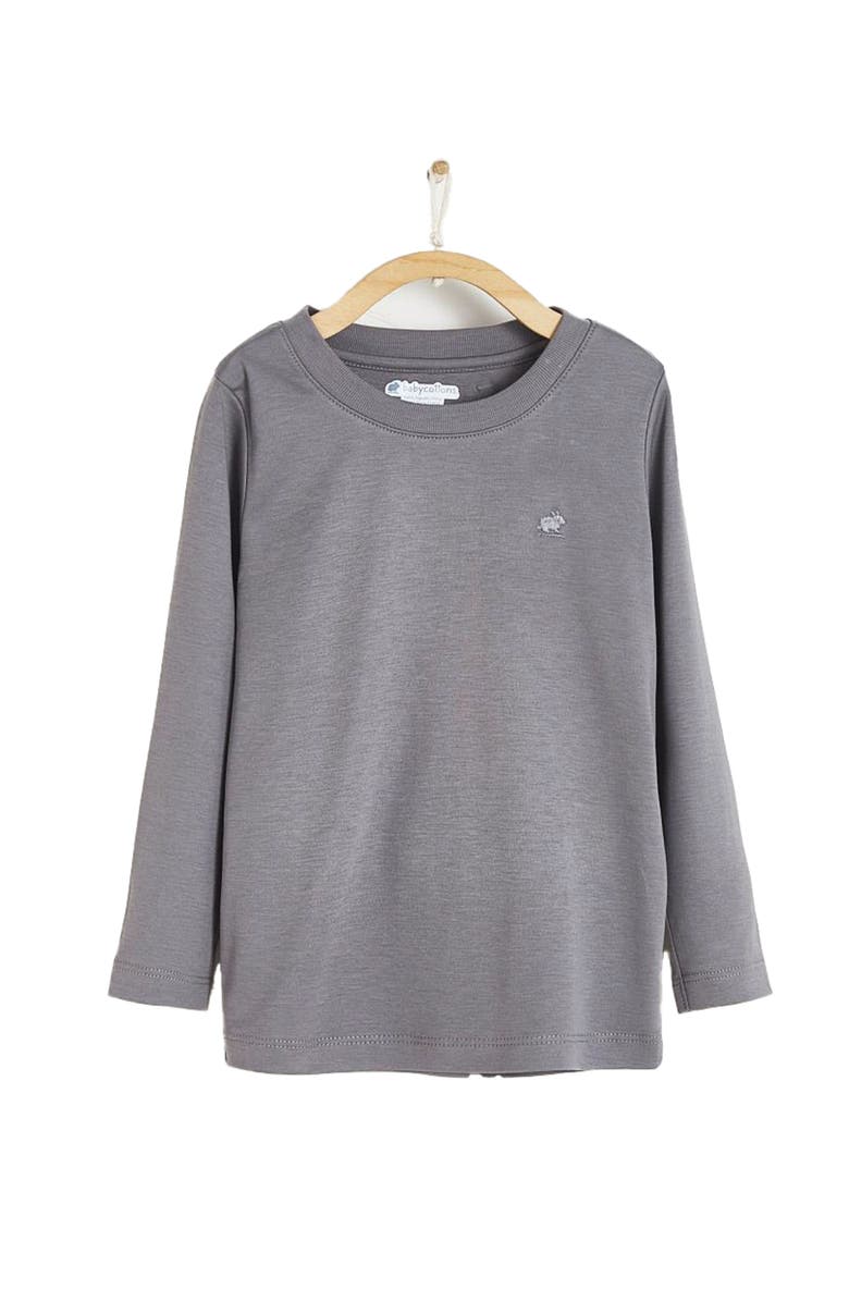 Babycottons Premium Peruvian Pima Cotton Essentials Tee For Infant, Main, color, Grey