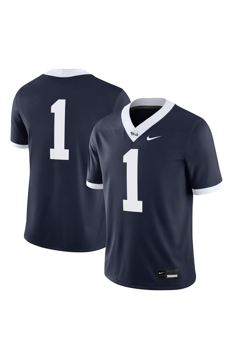 Nike Men's Nike #1 Navy Penn State Nittany Lions Generations of Greatness Jersey, Main, color, Navy