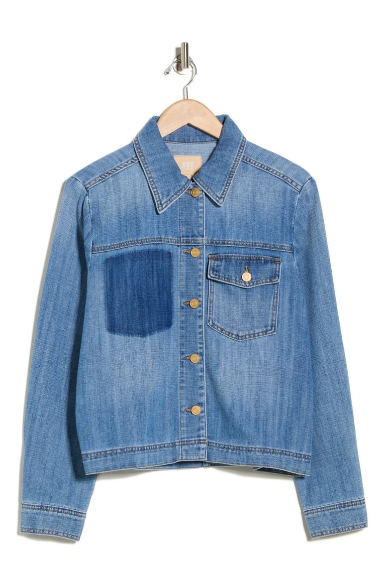 Arya Denim Jacket, Alternate, color, MEDIUM WASH