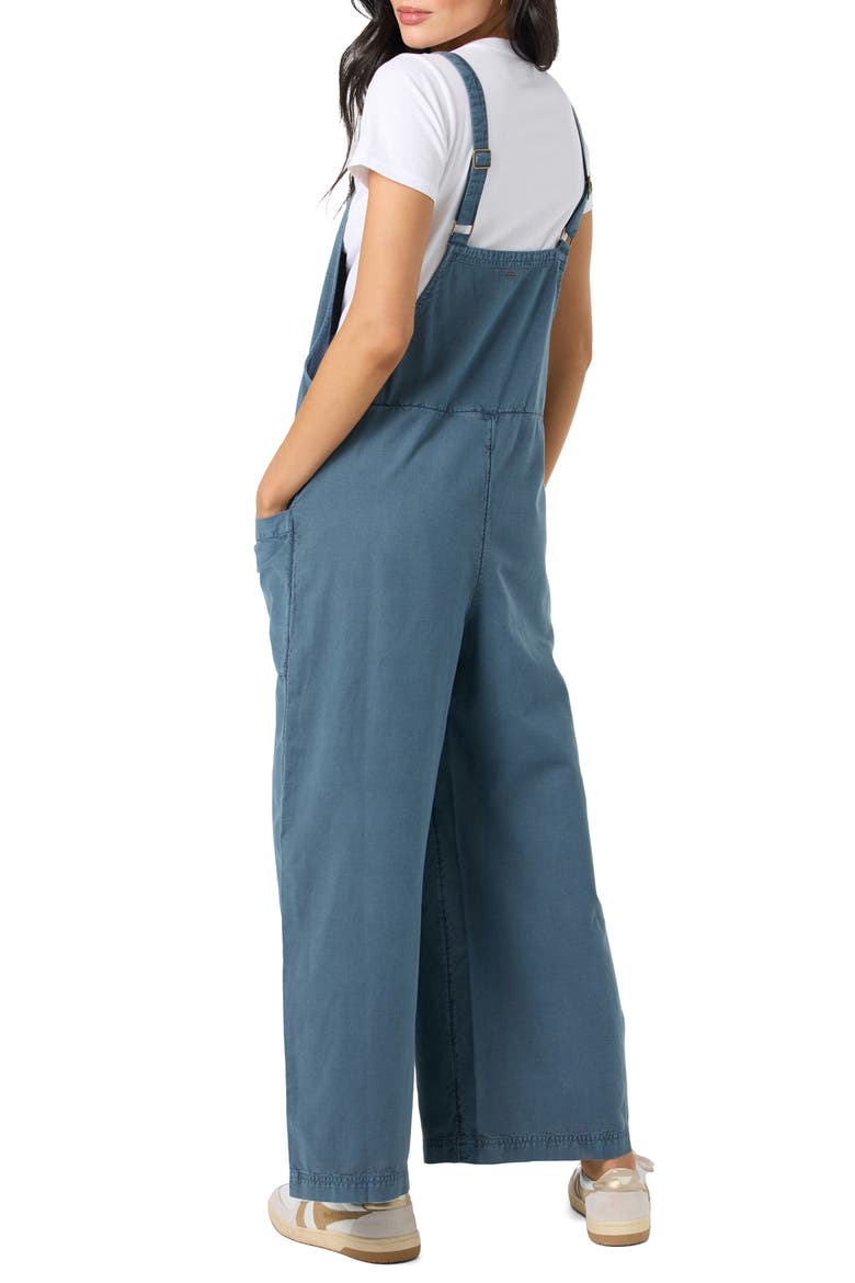 Summerlin 2 Cotton & Linen Overalls, Alternate, color, SLATE