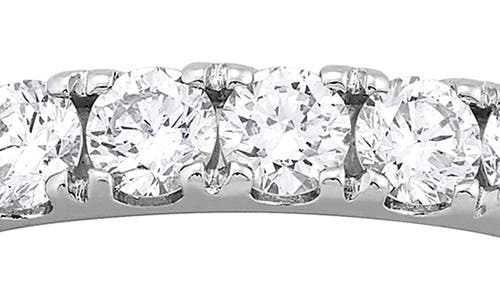 Frankie & Zoe 14k White Gold Lab Grown Diamond Band Ring In Gold