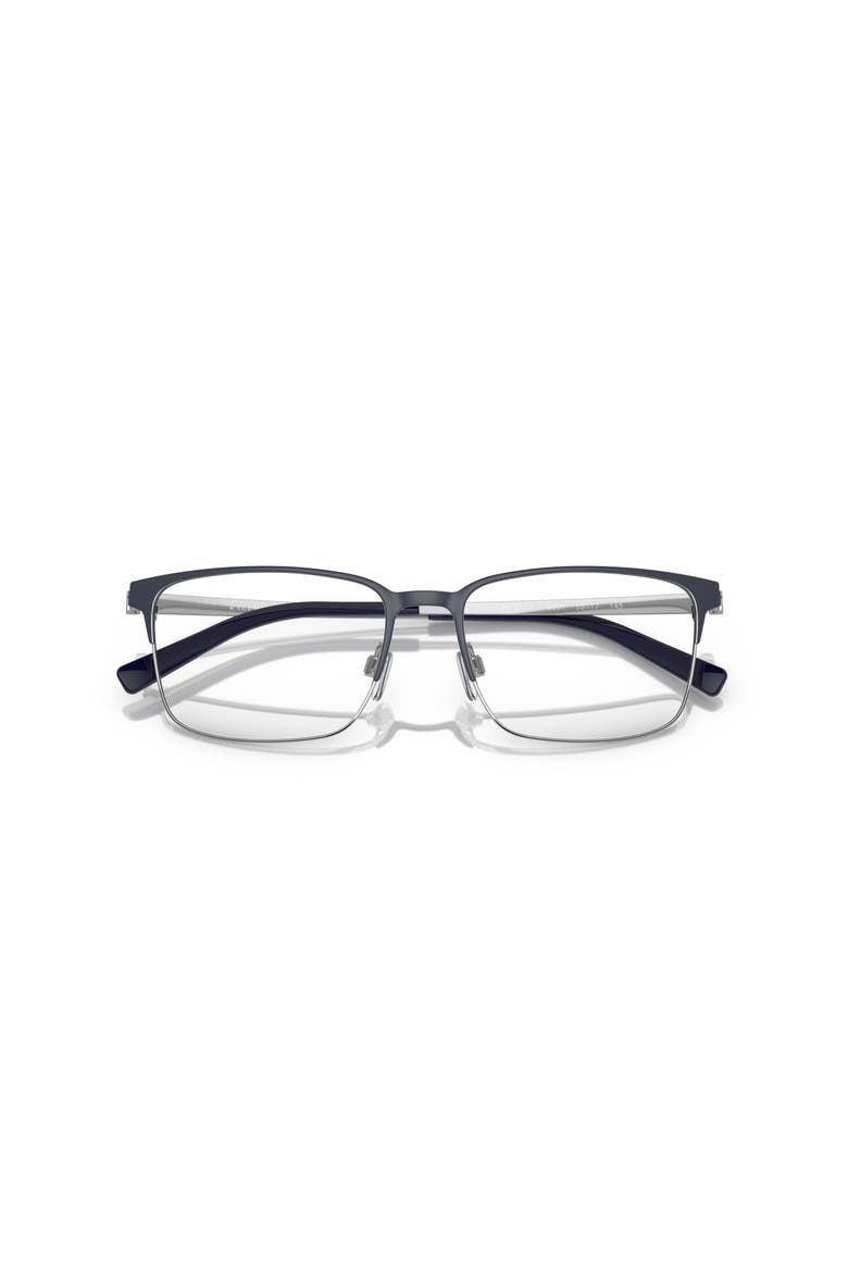 55mm Rectangle optical glasses, Alternate, color, Blue