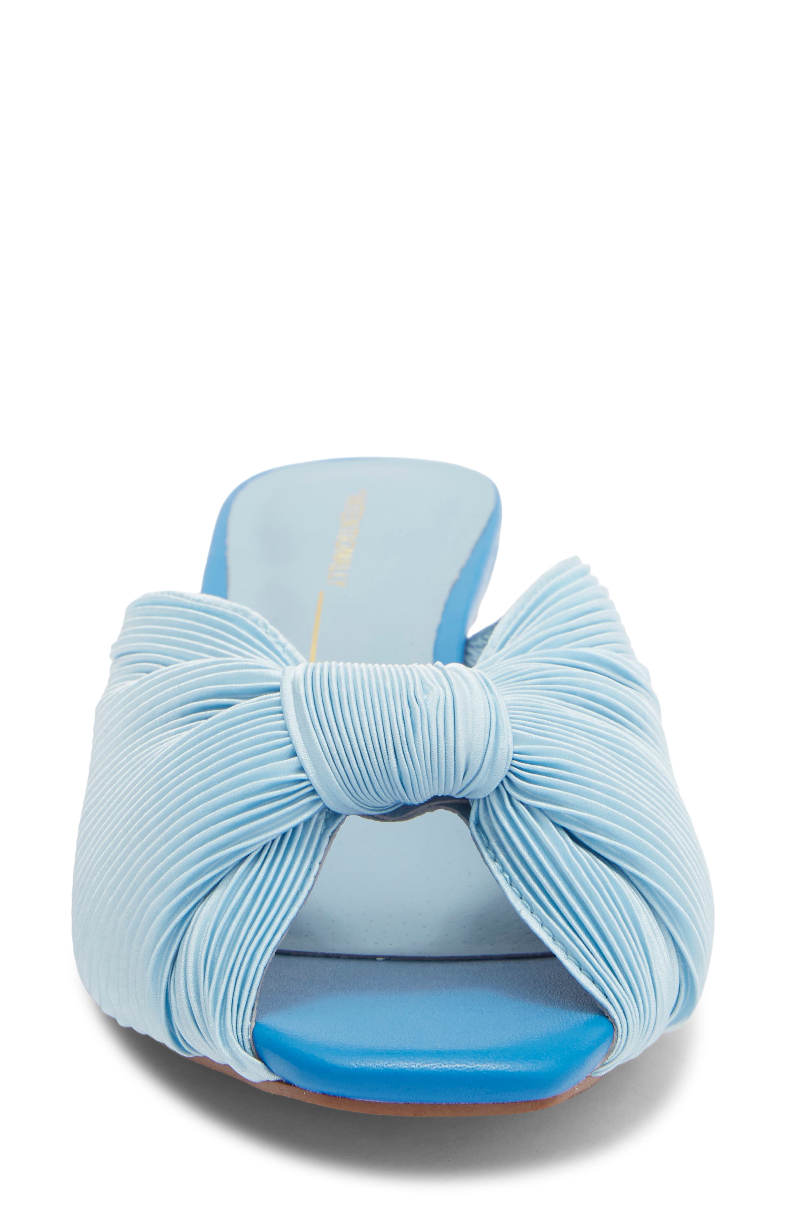 INTENTIONALLY BLANK Curfew Knot Slide Sandal, Alternate, color, Baby Blue