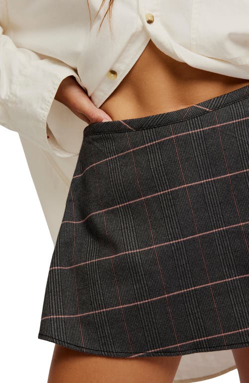 Free People Paradise Found Plaid Skort In Multi