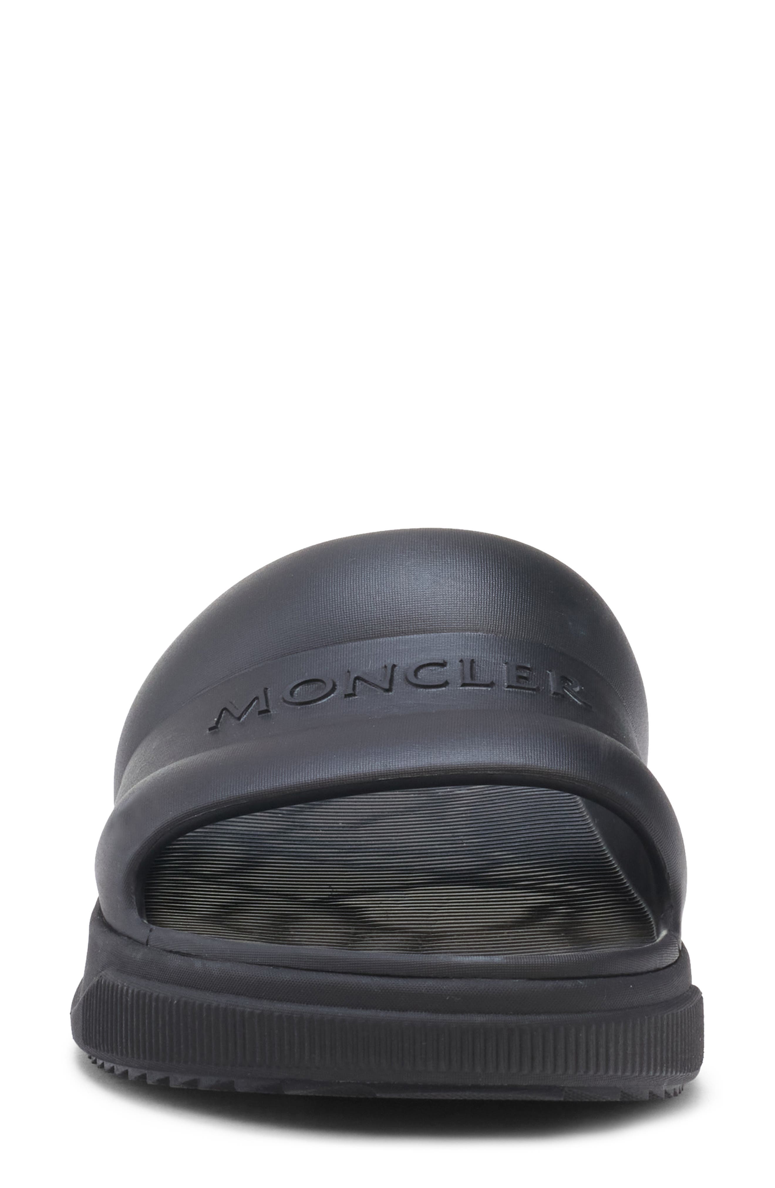 Moncler Altive Slide Sandal, Alternate, color, Black