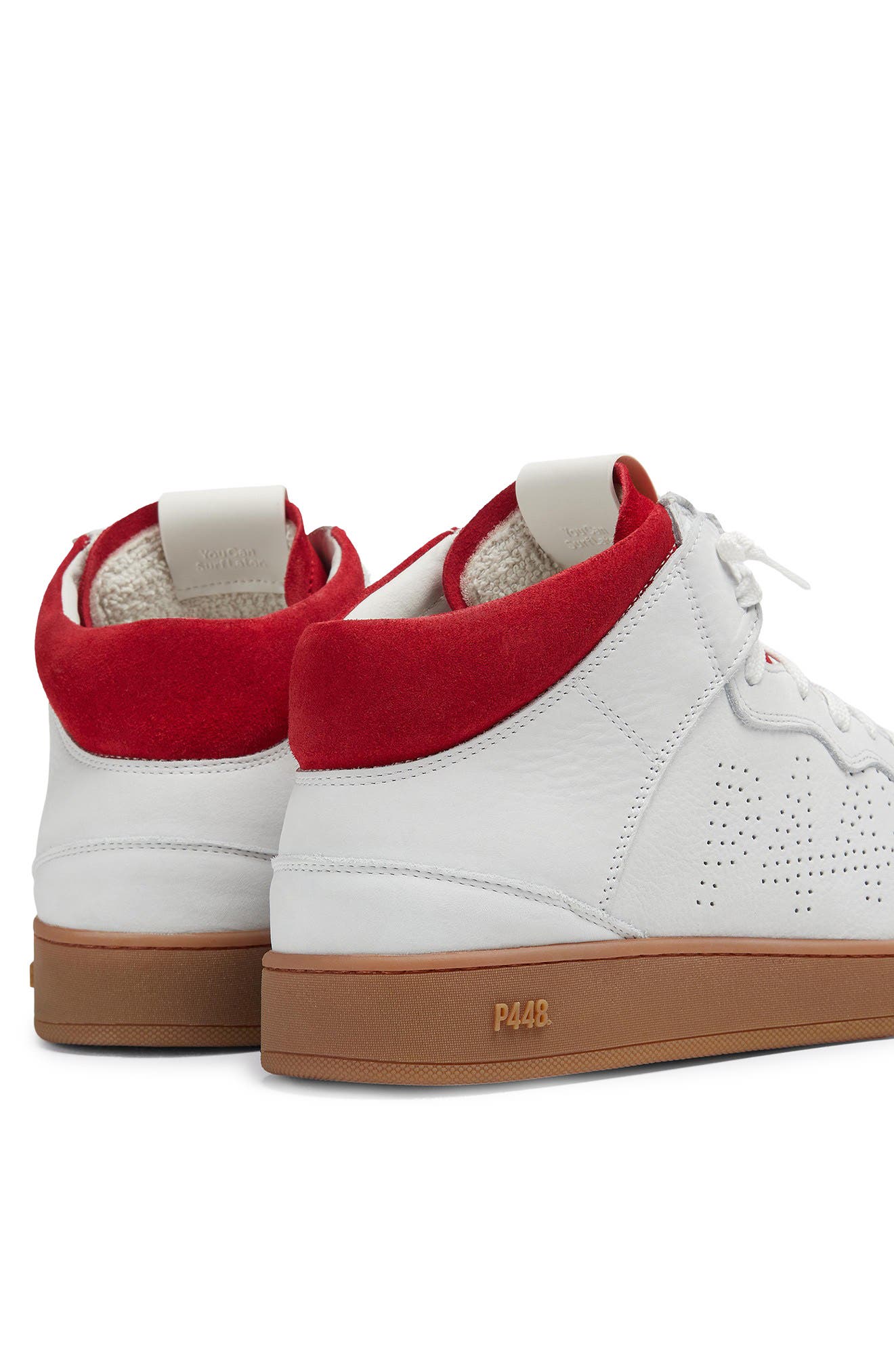 Vert High Top Sneaker, Alternate, color, WHI-RED