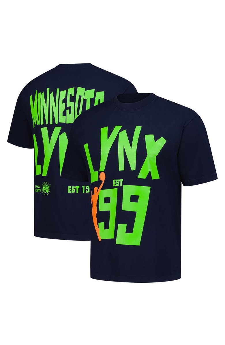 Playa Society Unisex Playa Society Navy Minnesota Lynx Established 1999 Premium T-Shirt, Main, color, Navy