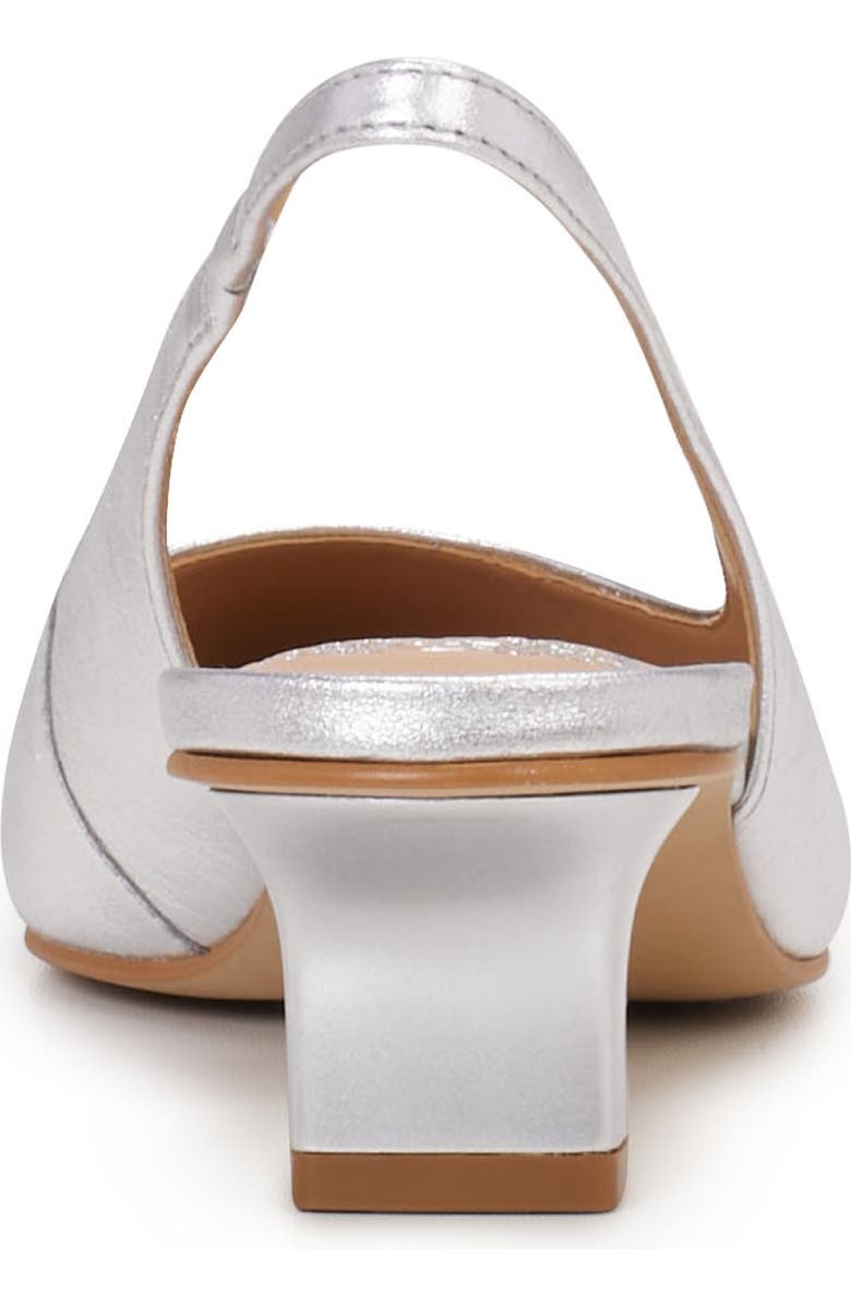 Vince Camuto Pilar Slingback Kitten Heel Pump, Alternate, color, Silver