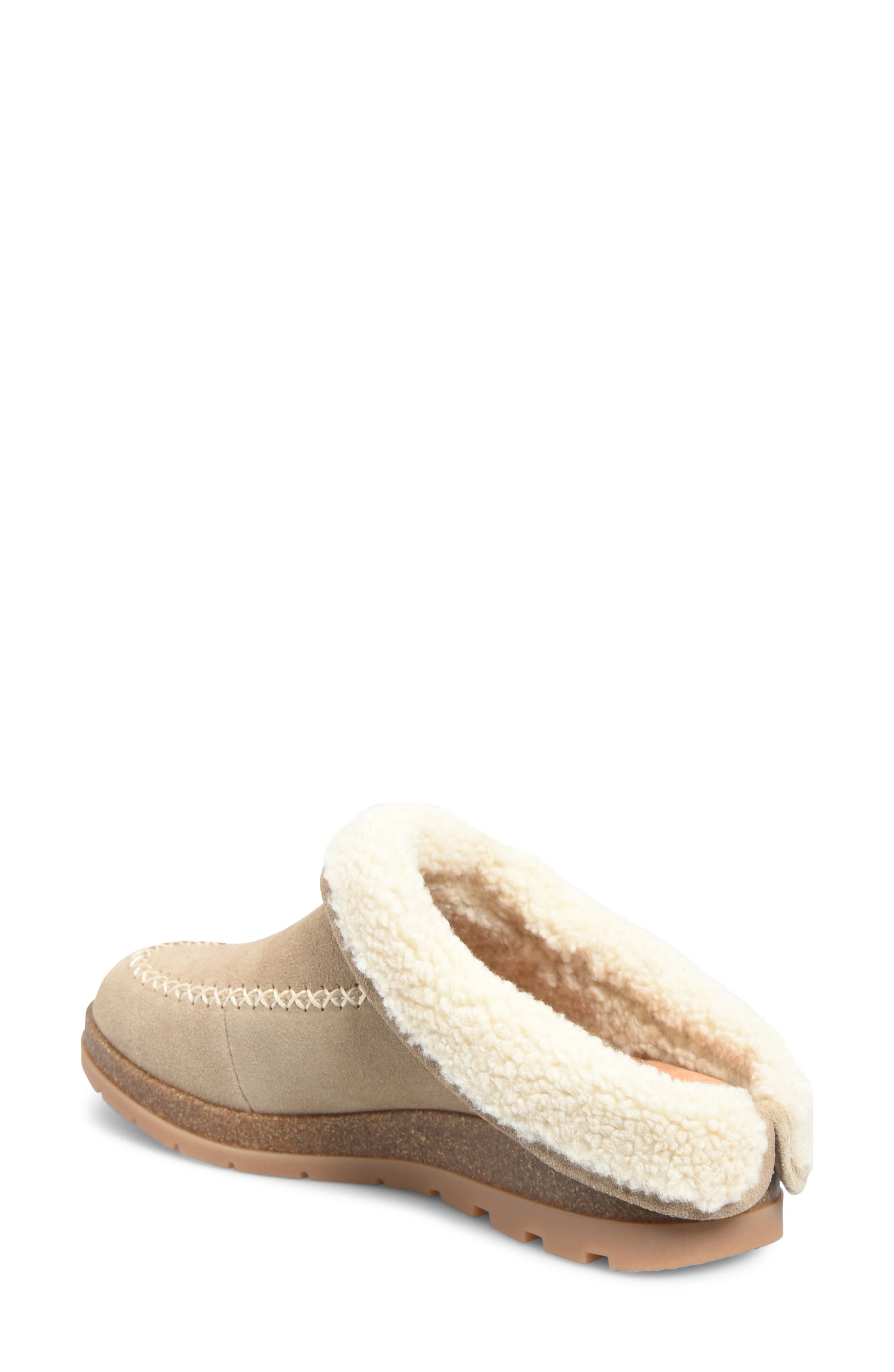 Lucy Genuine Shearling Slipper, Alternate, color, BARLEY/ CREAM