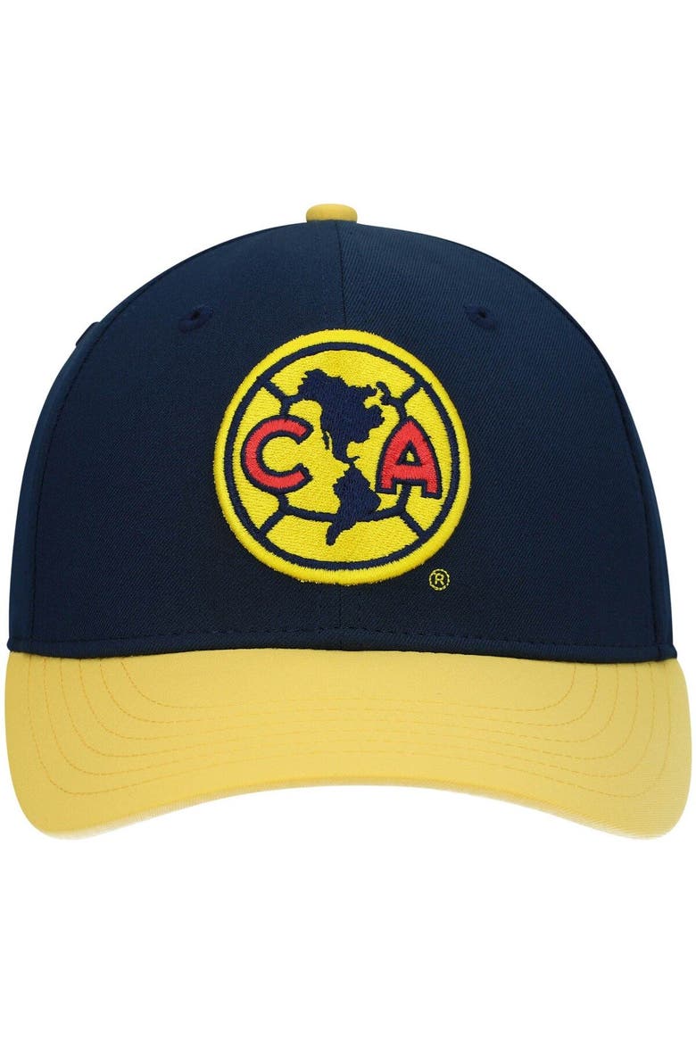 Men's Navy/Yellow Club America Core Snapback Hat, Alternate, color, Navy