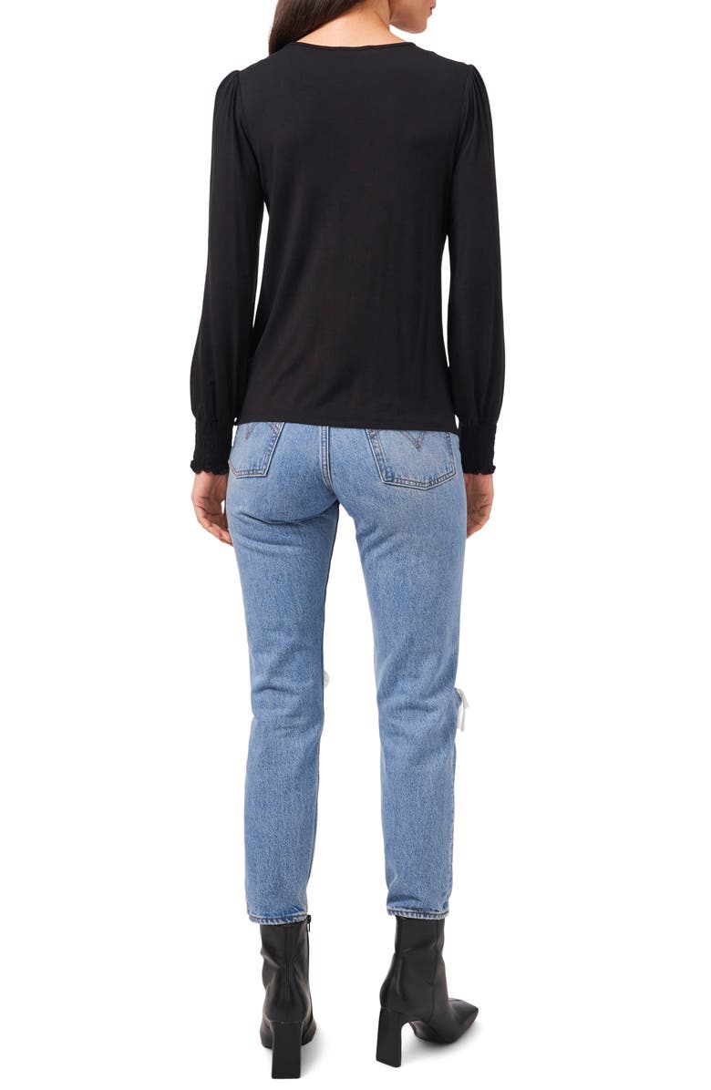 1.STATE Smocked Cuff Long Sleeve Top, Alternate, color, 