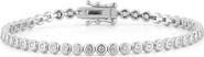 GLAZE JEWELRY Bezel Cubic Zirconia Tennis Bracelet