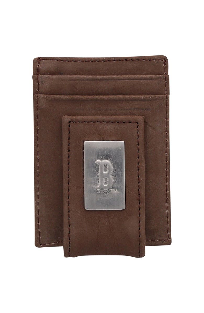 EAGLES WINGS Boston Red Sox Leather Front Pocket Wallet, Alternate, color, 