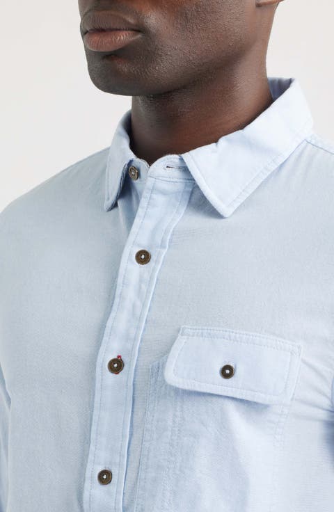 Tradesman Cotton Chambray Button-Up Shirt
