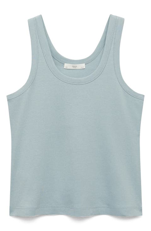 Scoop Neck Cotton Tank