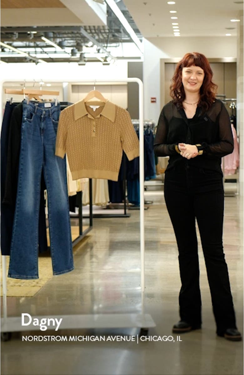 Rosey Short Sleeve Sweater, sales video thumbnail