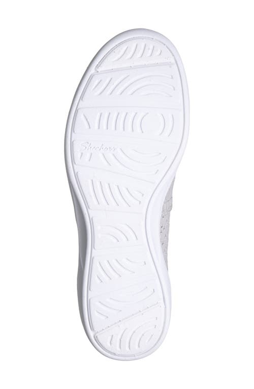 Skechers Arya Swift-fit Slip-on Sneaker In Light Gray/silver