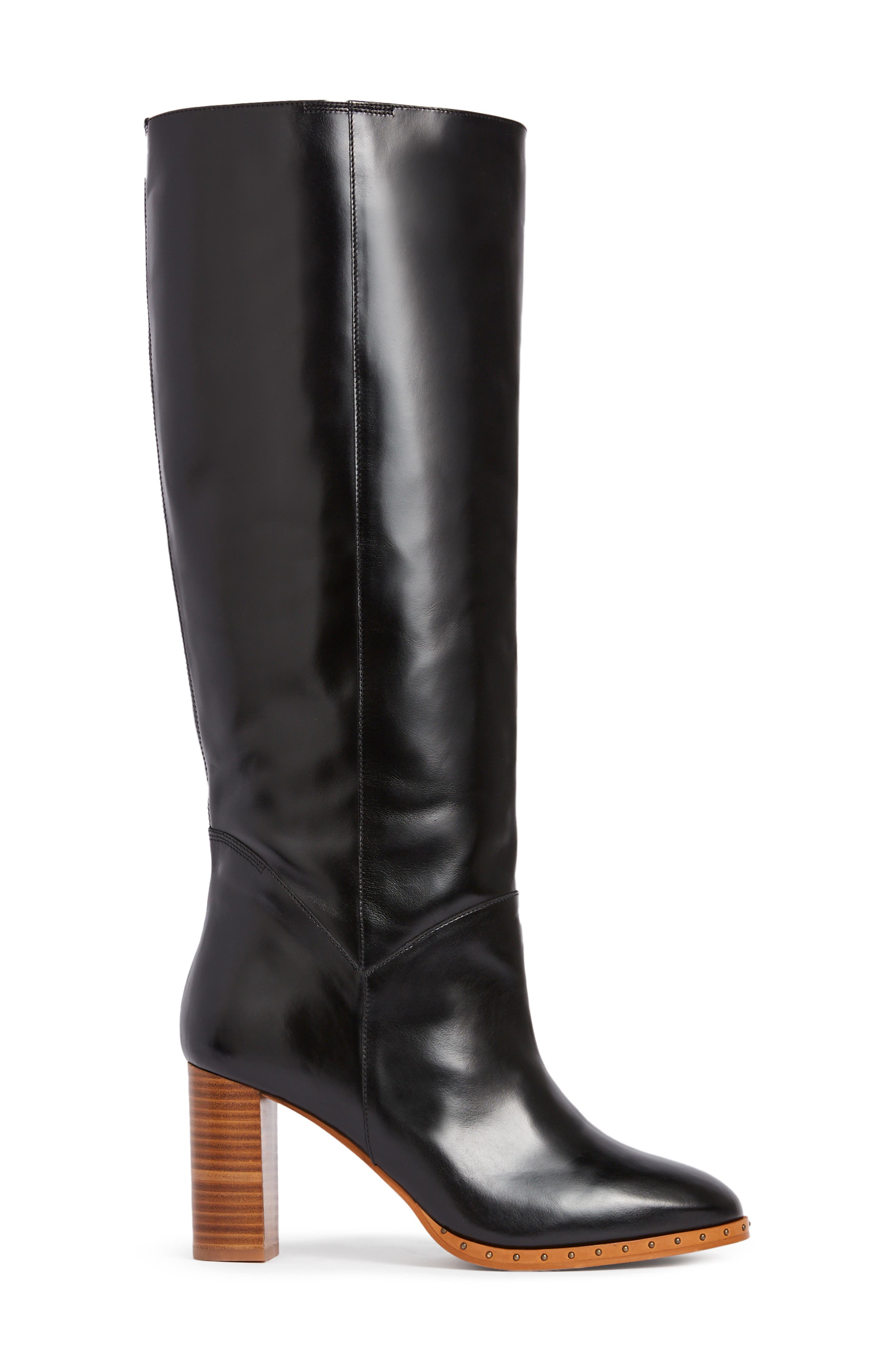 AllSaints Morgan Knee High Boot (Women) | Nordstrom