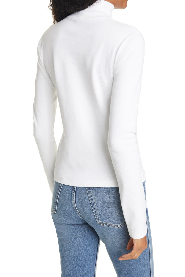 Mock Neck Top, Alternate, color, OFF WHITE