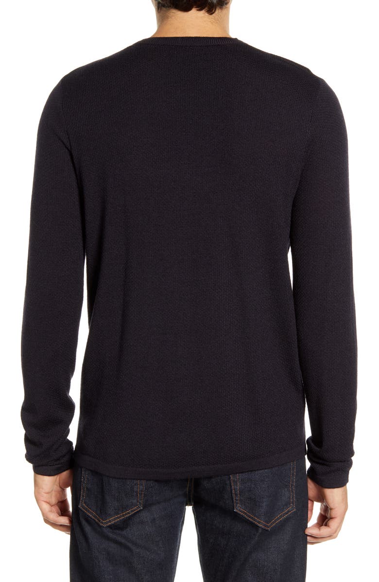 NORDSTROM MEN'S SHOP Wool Blend Crewneck Sweater, Alternate, color, 